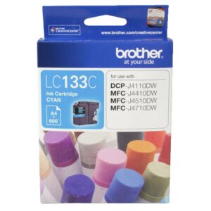 Brother LC-133C Cyan Ink-600p-MFC-J6520DW/J6720DW/J6920DW and
