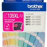 Brother LC-135XLM Magenta Ink Cartridge- MFC-J6520DW/J6720DW/J6920DW and