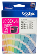 Brother LC-135XLM Magenta Ink Cartridge- MFC-J6520DW/J6720DW/J6920DW and
