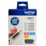 Brother LC-3317-3PK LC-3317 Colour Value Pack 1XCyan 1X Magenta