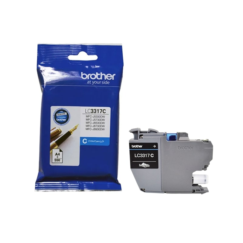 COB-LC3317C.jpg Brother LC-3317C Cyan Ink Cartridge