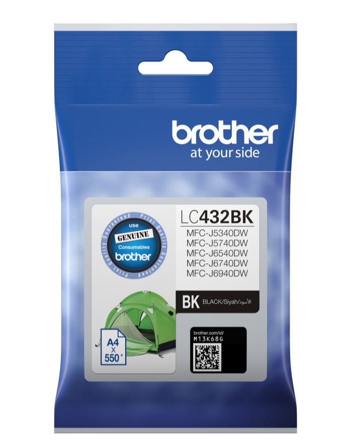 COB-LC432BK.jpg Brother LC-432BK BLACK INK CARTRIDGE TO SUIT