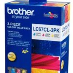 Brother LC-67CL-3PK LC-67 Colour Value Pack 1 x Cyan