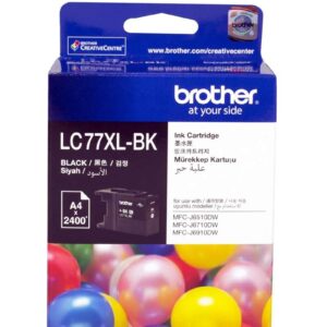 Brother LC-77XLBK Black Super High Yield Ink Cartridge