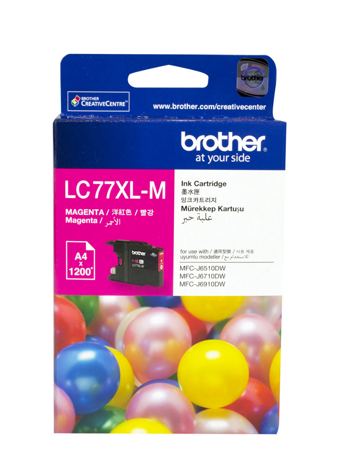 COB-LC77XLM.jpg Brother LC-77XLM Magenta Super High Yield Ink Cartridge