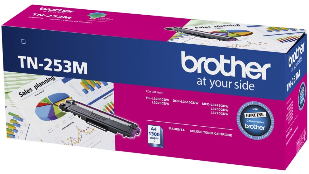 COB-TN-253M.jpg Brother TN-253M Magenta Toner Cartridge to Suit