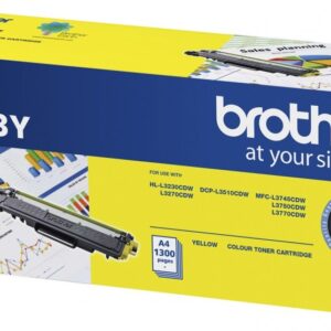 Brother TN-253Y Yellow Toner Cartridge to Suit