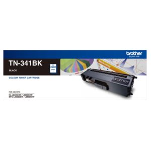 Brother TN-341BK Colour Laser-Standard Yield Black Toner to suit