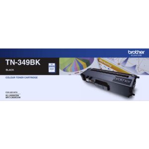 Brother TN-349BK Super High Yield Black Toner- HL-L9200CDW MFC-L9550CDW