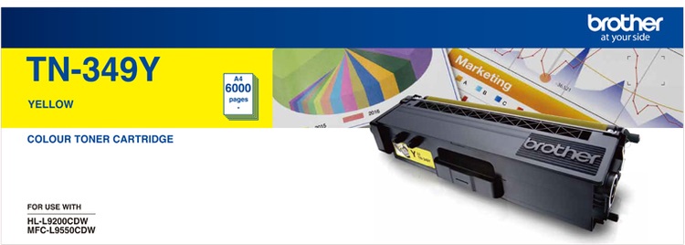 COB-TN-349Y.jpg Brother TN-349Y AYS *EXCLUSIVE TO B2B* Colour Laser Toner-Super
