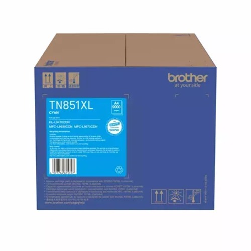 COB-TN-851XLC.jpg Brother TN-851XLC CYAN HIGH YIELD TONER CARTRIDGE TO SUIT