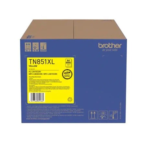 COB-TN-851XLY.jpg Brother TN-851XLY YELLOW HIGH YIELD TONER CARTRIDGE TO SUIT