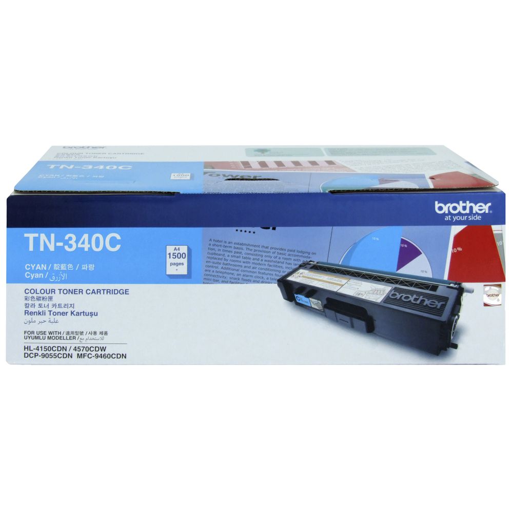 COB-TN340C.jpg Brother TN-340C Colour Laser Toner - Standard Yield Cyan