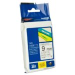 Brother TZE-221 9mm Black on White TZE Tape