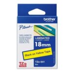 Brother TZE-641 18mm Black on Yellow TZE Tape
