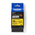 Brother TZE-S661 36MM BLACK ON YELLOW STRONG ADHESIVE TZE