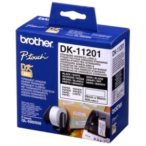 Brother DK-11201 WHITE STANDARD ADDRESS LABELS