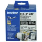 Brother DK-11202 White Shipping/Name Badge Labe 62mmX100mm,300 labels per