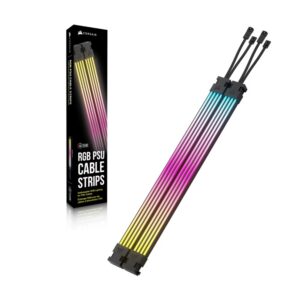 Corsair CP-8920282 ARGB PSU Cable Strips: 2x230mm, 100 ARGB