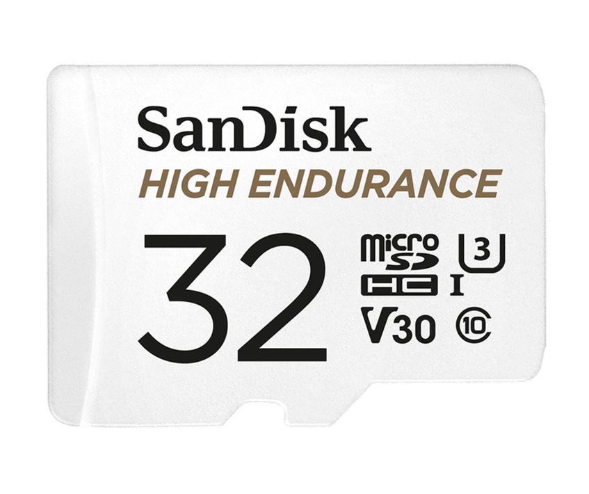 FMS-MSDHE-032G.jpg Sandisk SDSQQNR-032G-GN6IA High Endurance 32GB microSD 100MB/s 40MB/s 2.5K
