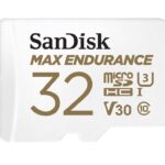 Sandisk SDSQQVR-032G-GN6IA Max Endurance 32GB microSD 100MB/s 40MB/s 20K
