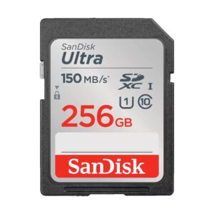 Sandisk SDSDUNC-256G-GN6IN Ultra 256GB SDHC SDXC UHS-I Memory Card