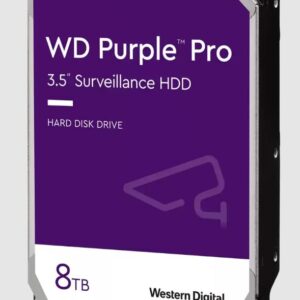 Western Digital WD8002PURP WD Purple Pro 8TB 3.5" Surveillance HDD