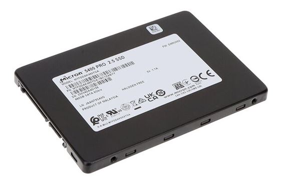 HBMS-5400-480G.jpg Micron (Crucial) MTFDDAK480TGA-1BC1ZABYY 5400 PRO 480GB 2.5" SATA Enterprise SSD