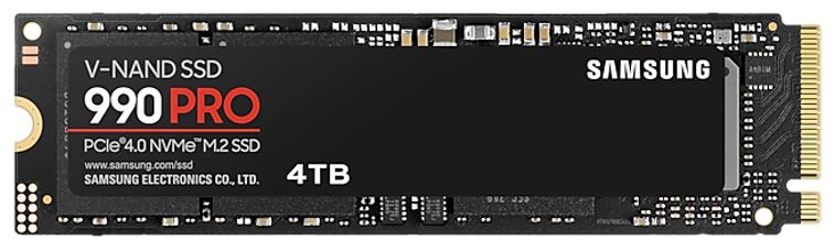 HBS-990PRONV-4TB.jpg Samsung MZ-V9P4T0BW 990 Pro 4TB Gen4 NVMe SSD 7450MB/s