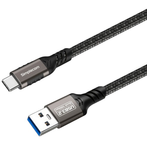 HXSI-CAU510.jpg Simplecom CAU510 USB-A to USB-C Data and Charging Cable