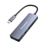 Simplecom CH255 USB-C 5-in-1 Multiport Adapter 3-Port USB-A Hub