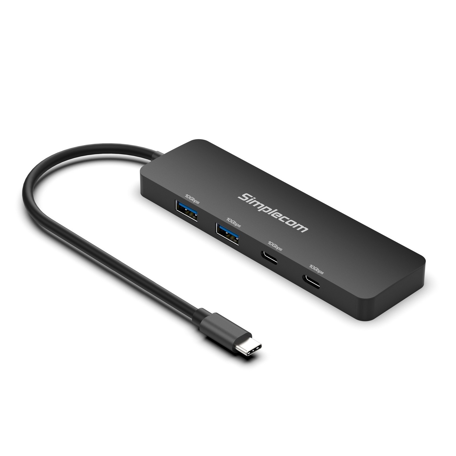 HXSI-CH392.jpg Simplecom CH392 USB 3.2 Gen2 USB-C 4-Port 10Gbps Hub