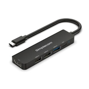Simplecom CHT550 USB-C 5-in-1 Multiport Docking Station with USB