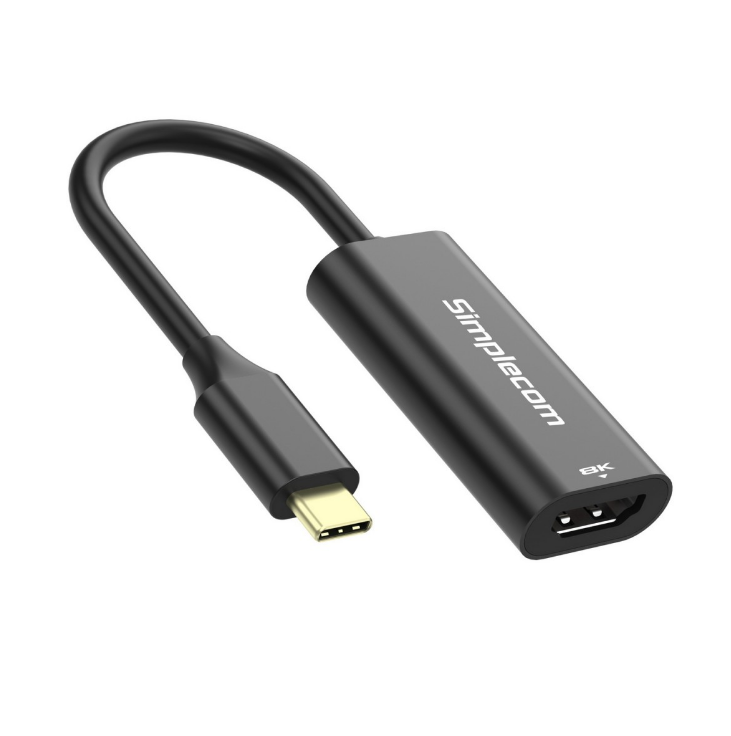 HXSI-DA105.png Simplecom DA105 USB-C to HDMI 2.1 Adapter 8K@60hz Converts