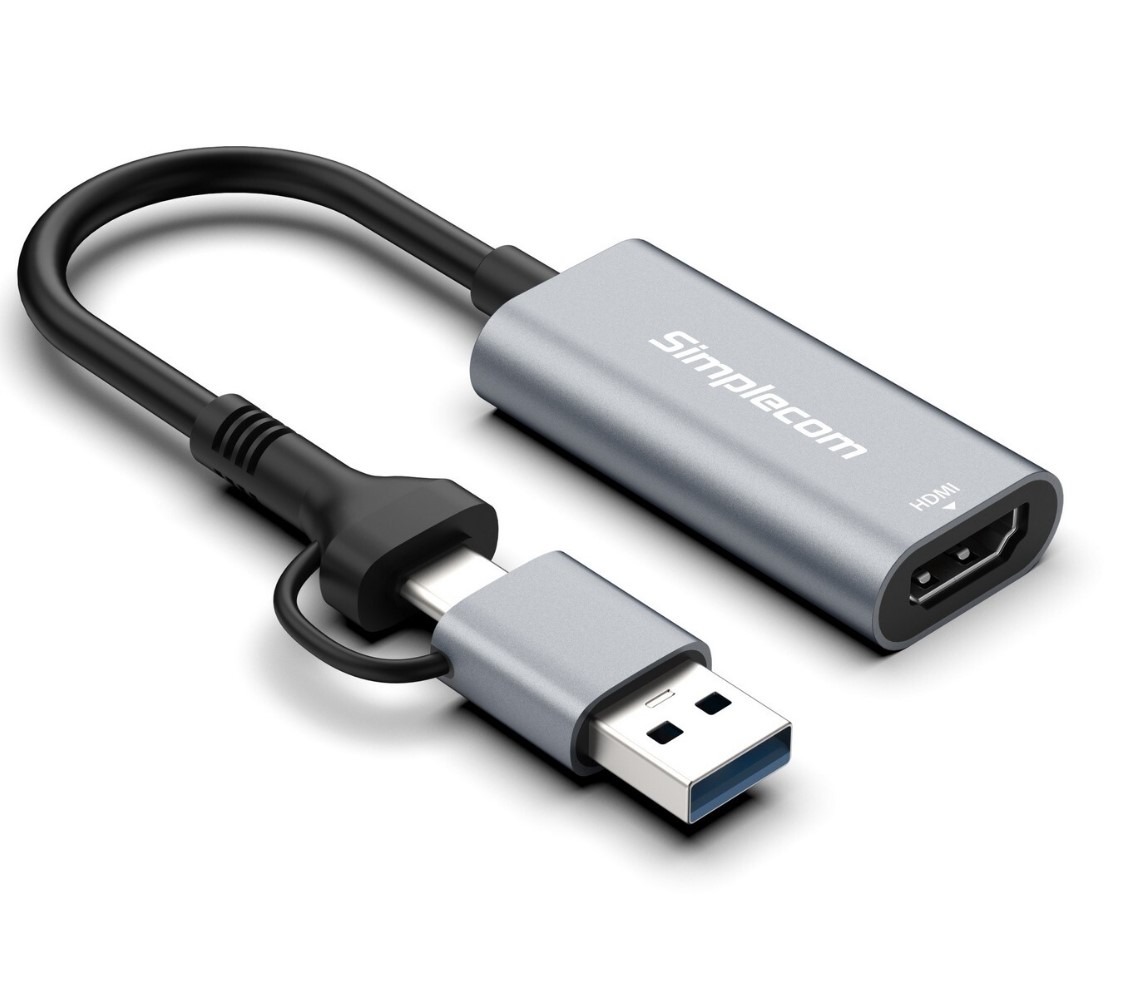 HXSI-DA306C.jpg Simplecom DA306C USB 3.0 and USB-C to HDMI Video
