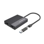 Simplecom DA369 USB 3.0 or USB-C to Dual 4K