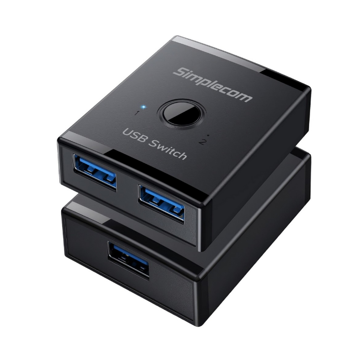 HXSI-KM125.png Simplecom KM125 Bi-Directional 2-Way USB 3.0 Switch 1