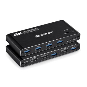 Simplecom KM420 2-Port HDMI KVM Switch HDMI 2.0 4K@60Hz