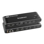 Simplecom KM590 2-Port USB-C Dual 4K HDMI Monitor KVM