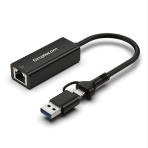 Simplecom NU315C SuperSpeed USB-C and USB-A to Gigabit Ethernet