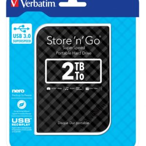 Verbatim 53195 2TB 2.5" USB 3.0 Black Store'n'Go HDD