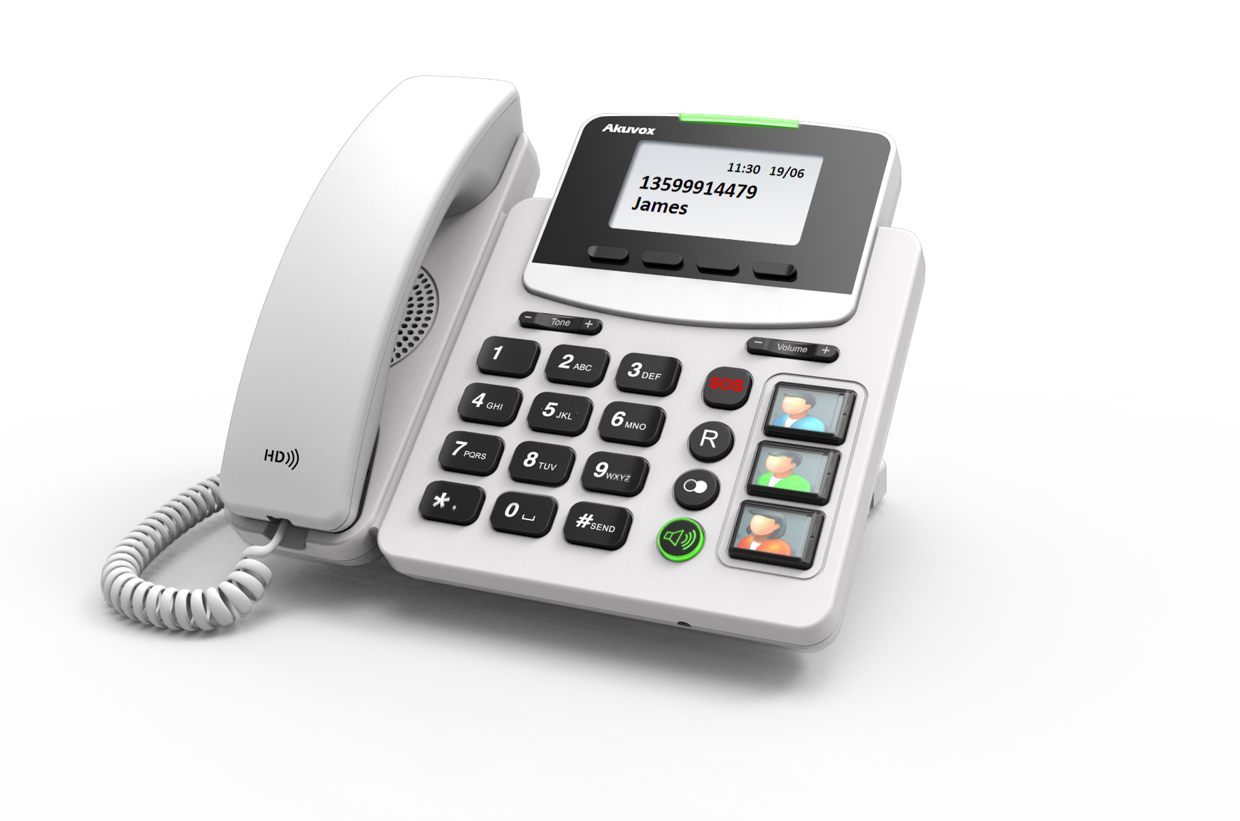 IPA-SP-R15P-EP.jpg Akuvox SP-R15P-EP Big Button IP Phone