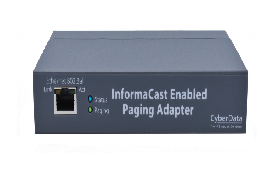 IPC-011280.jpg CyberData 011280 InformaCast® Enabled Paging Adapter