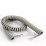 Fanvil LCDAA100019A0 curly cord for V67/V65 series headset, curve，gray