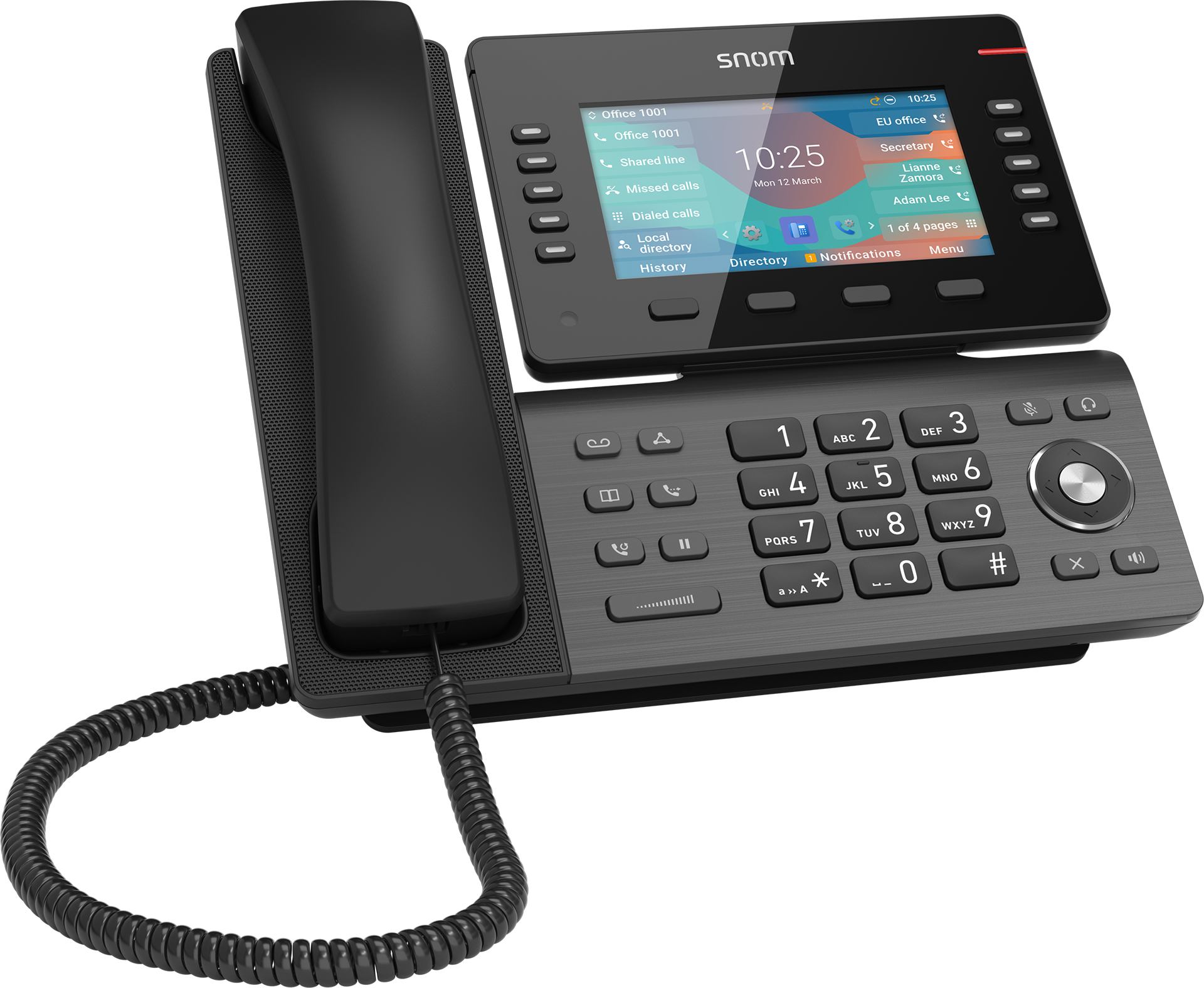 IPS-D865.jpg Snom D865 Large tiltable 5 inch IPS colour display
