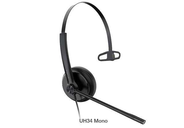 IPY-UH34-M-TEAMS.png Yealink UH34-M-MS UH34 Mono Teams USB Headset