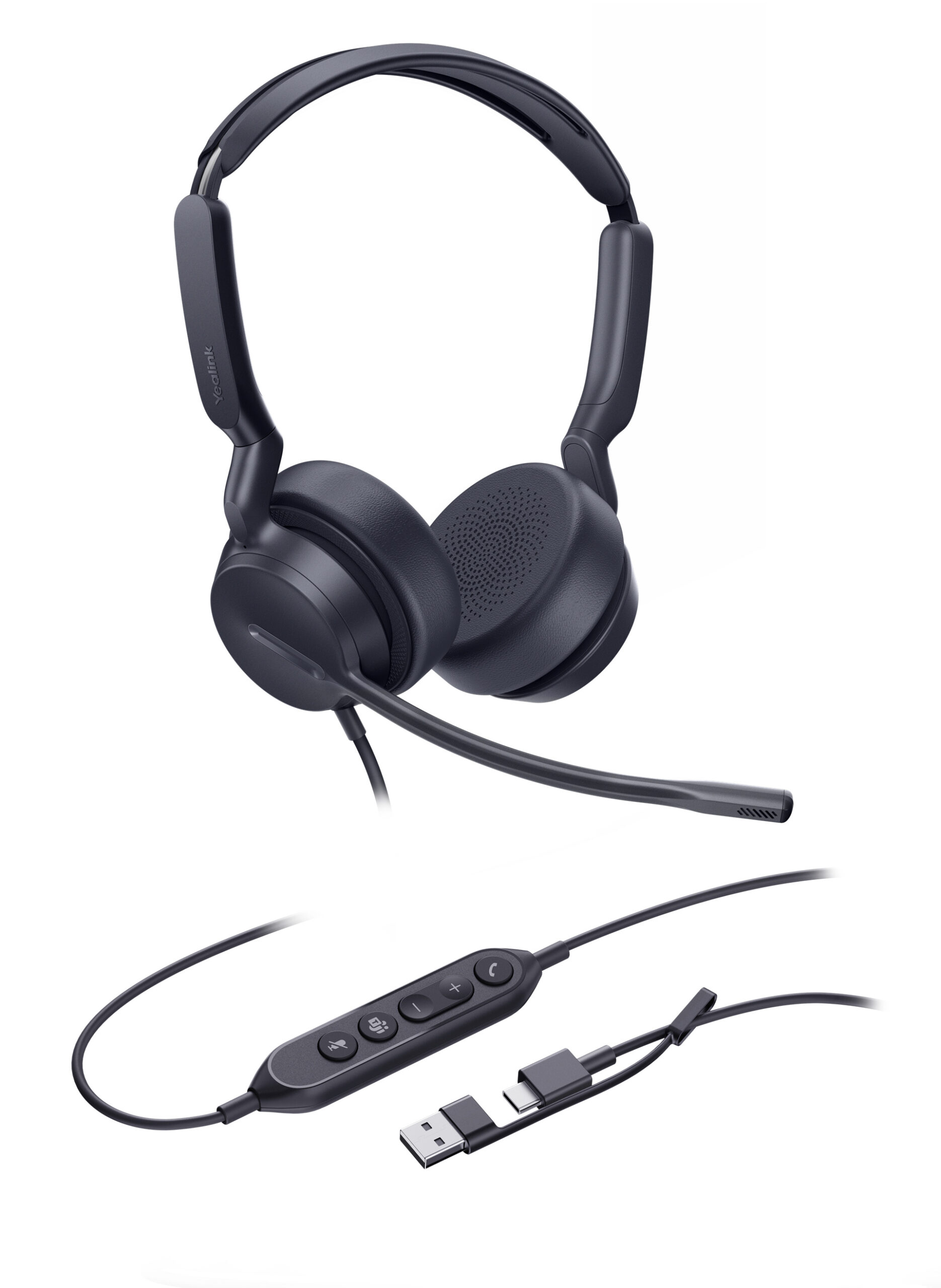 IPY-UH42-D-MS-CA.jpg Yealink UH42-D-MS-C/A UH42 Dual Teams USB-C/A Microsoft Certified Teams