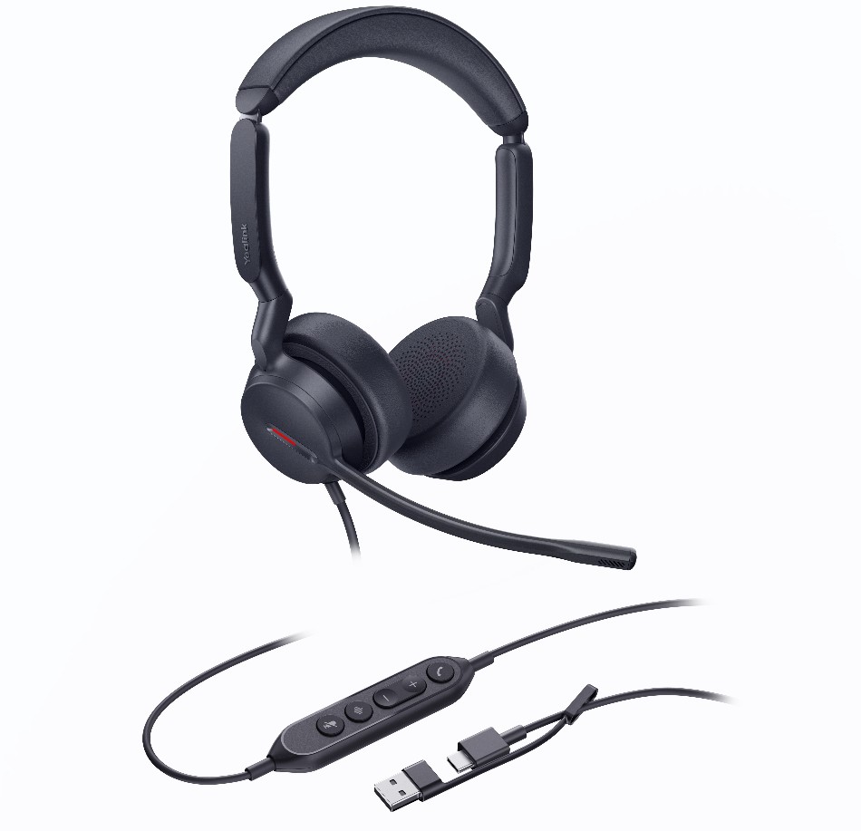 IPY-UH44-D-UC-CA.jpg Yealink UH44-D-UC-C/A UH44 Dual UC USB-C/A Unified Communications USB