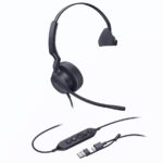 Yealink UH44-M-MS-C/A UH44 Mono Teams USB-C/A Microsoft Certified USB
