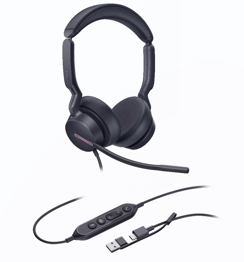 IPY-UH46-D-MS-CA.jpg Yealink UH46-D-MS-C/A UH46 Dual Teams USB-C/A Microsoft Certified Teams